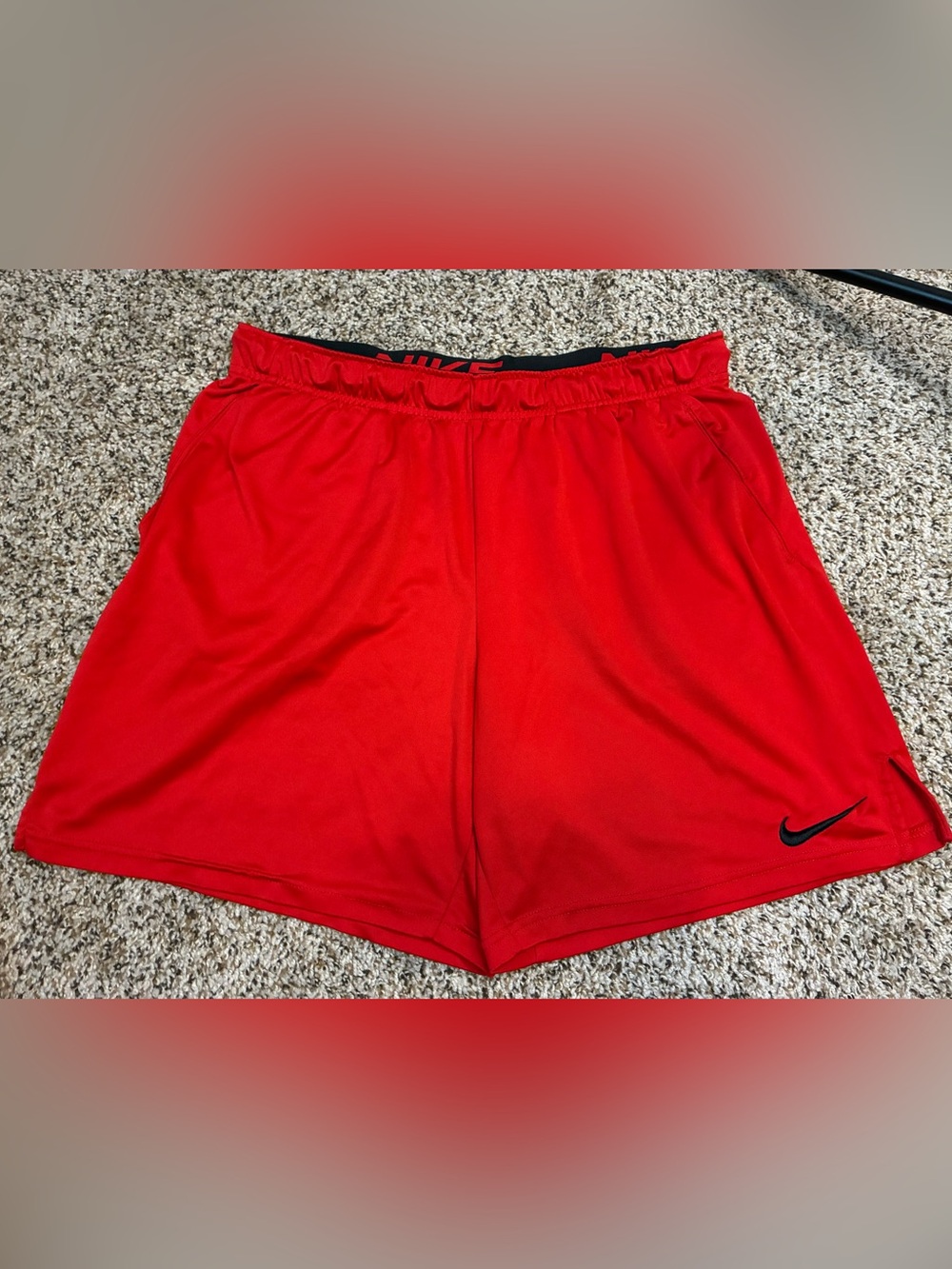 Men Nike red shorts size XL #athletic #sportswear